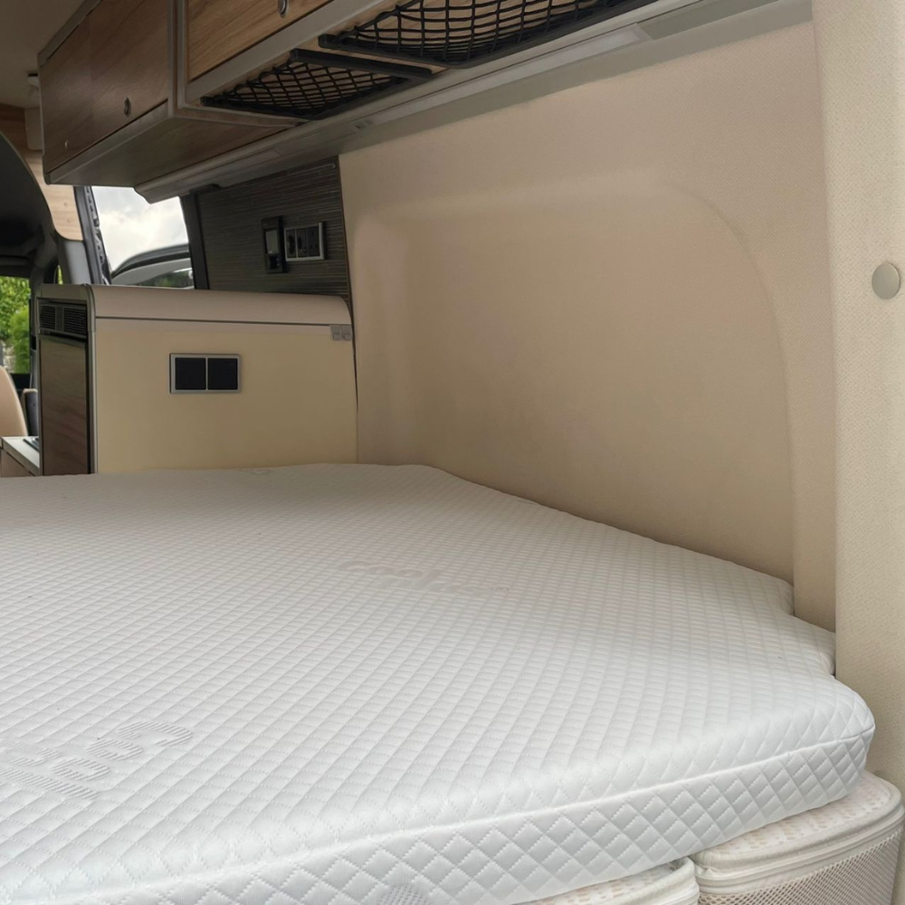 Coolplus Left Curved Corners Campervan Mattress Topper - King
