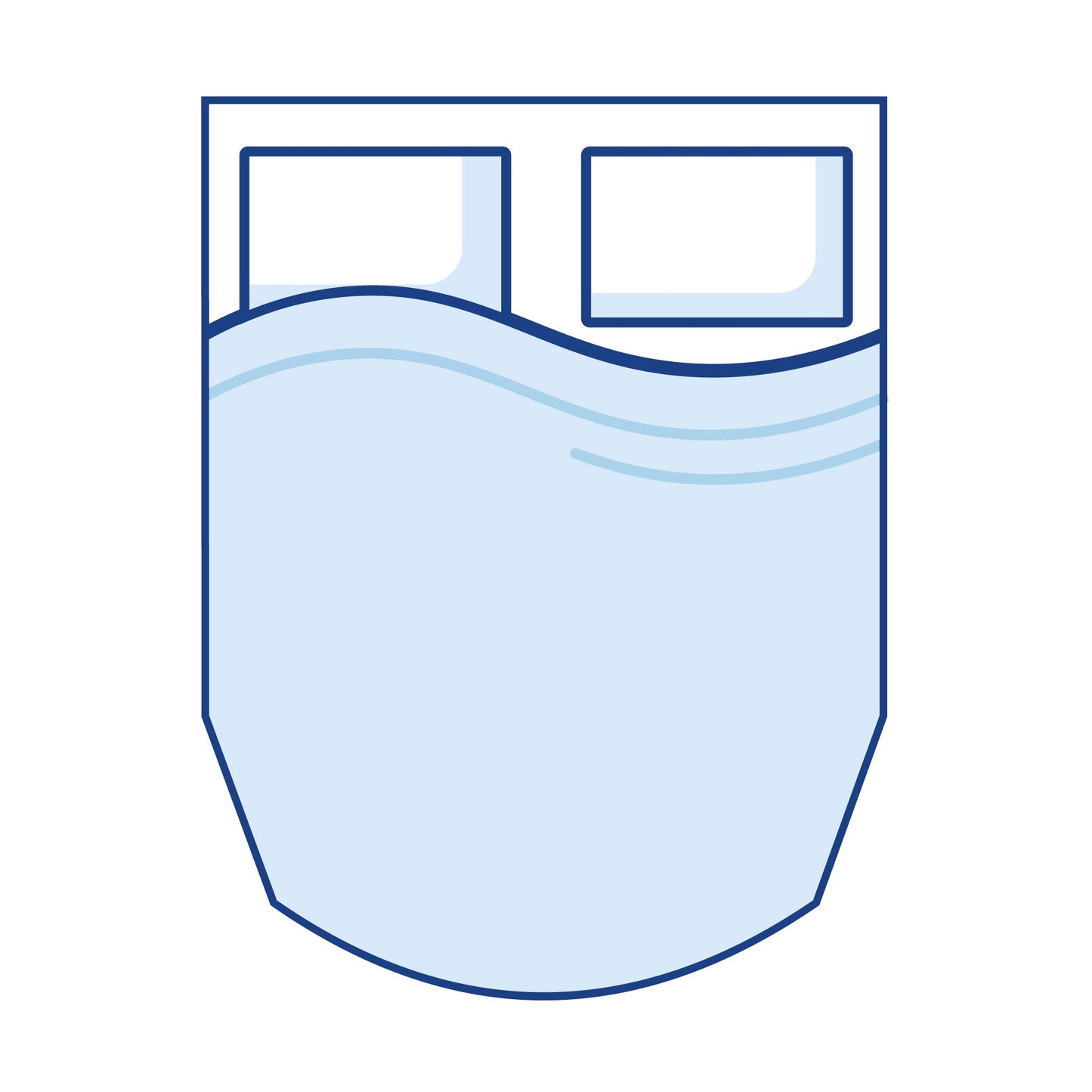 Coolplus Island Soft Curve Campervan Mattress Topper - Double