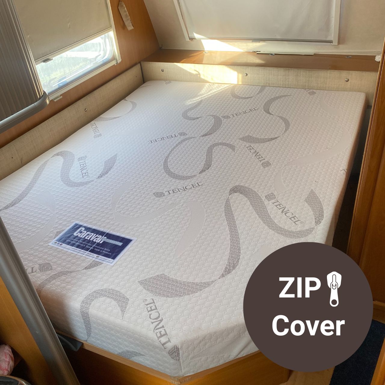 Bodyshape Narrow Left Curved Corner Campervan Mattress - Super King