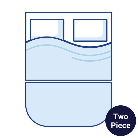 Bodyshape Island Curved Foot End Bolster Campervan Mattress Topper - Double