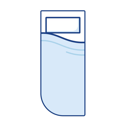 Bodyshape Narrow Left Curved Corner Campervan Mattress - Super King