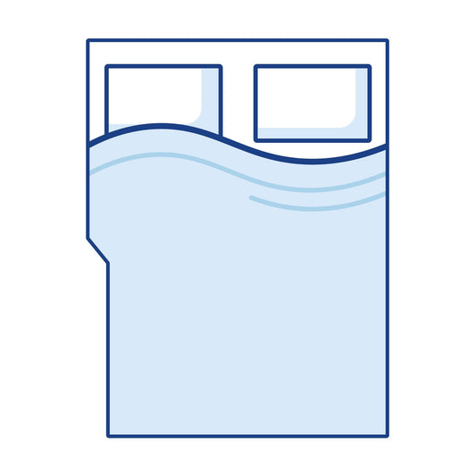 Grand Crescent™ Left Angled Cut Out Luxury Campervan Mattress - Super King