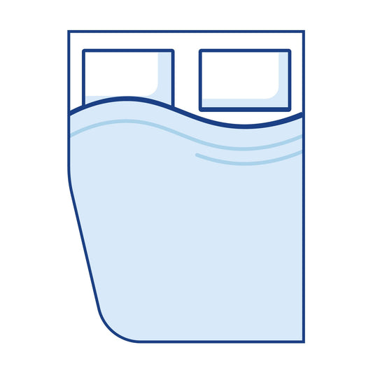 Comfisan Left Curved Corner Campervan Mattress - Double