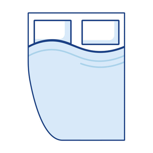 Novolatex Left Large Curve Campervan Mattress - King