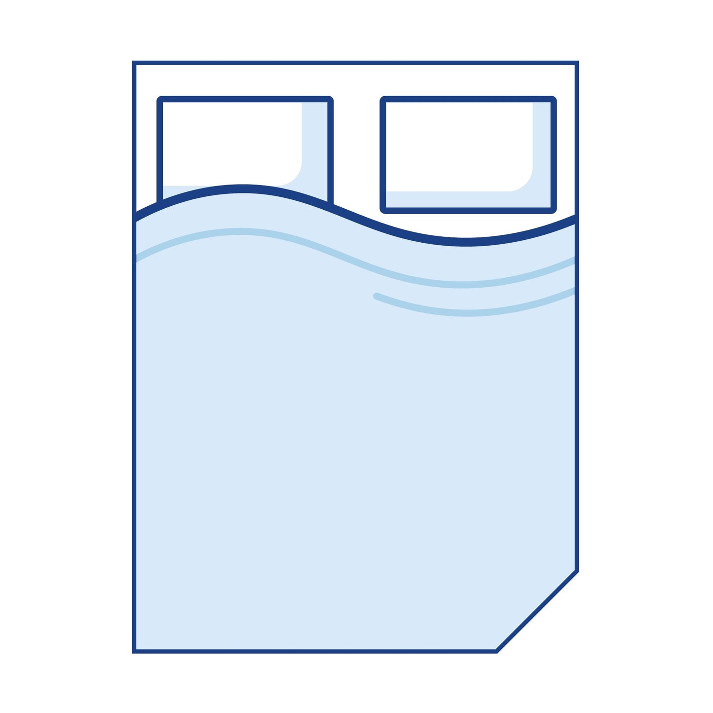 Bodyshape Right Corner Cut Off Campervan Mattress Topper - Single