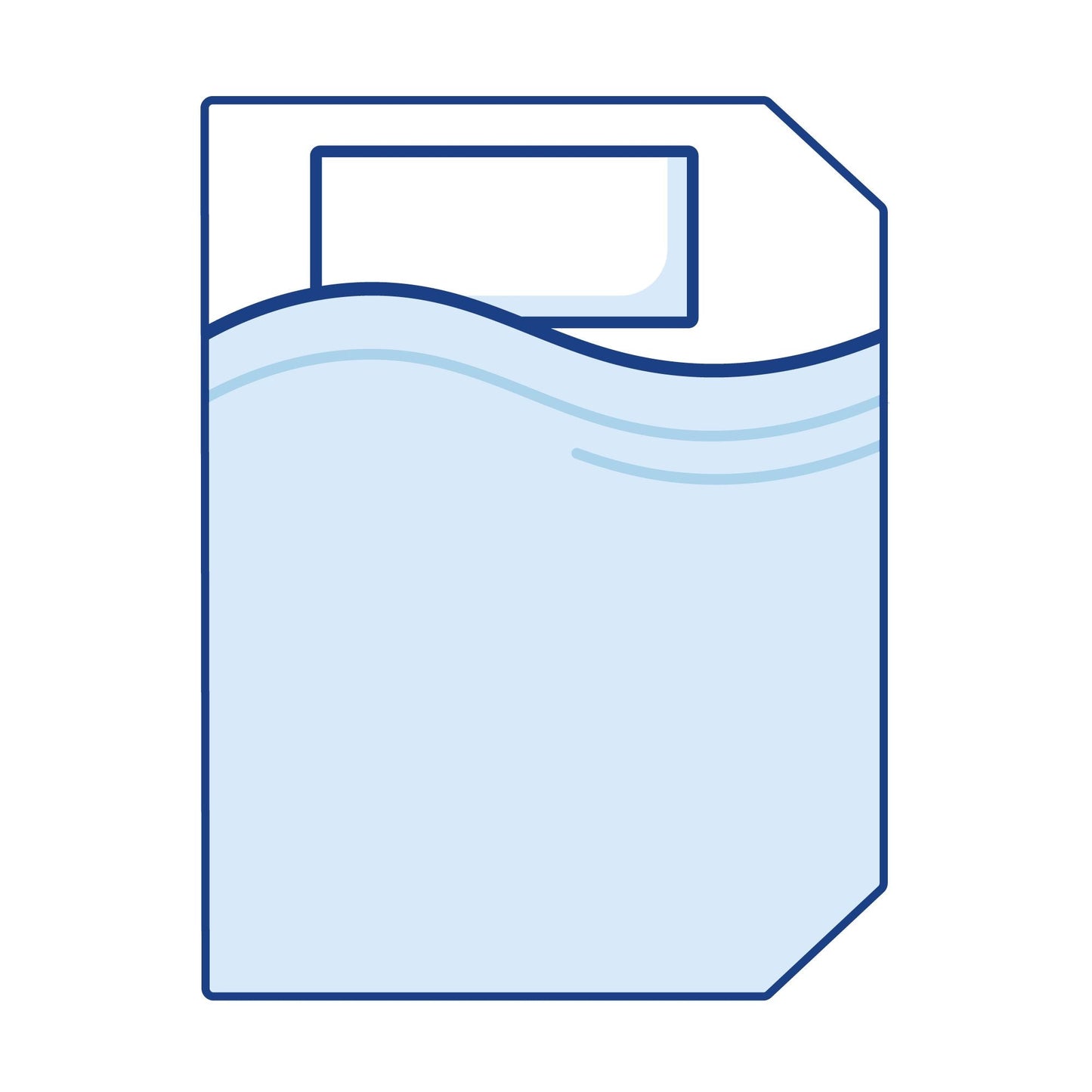 Bodyshape Right Corners Cut Off Campervan Mattress Topper - Single