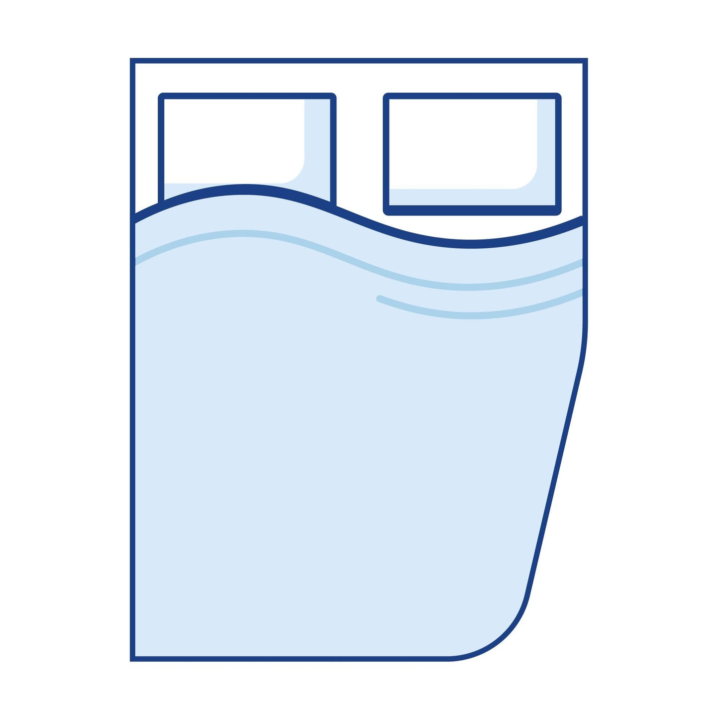 Novolatex Right Curved Corner Campervan Mattress - Single