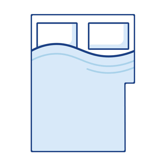 Imperial Elite 2000 Right Cut Out Campervan Mattress - Double