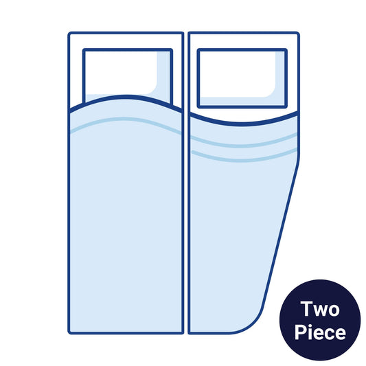 Novolatex Right Two Piece Campervan Mattress - King