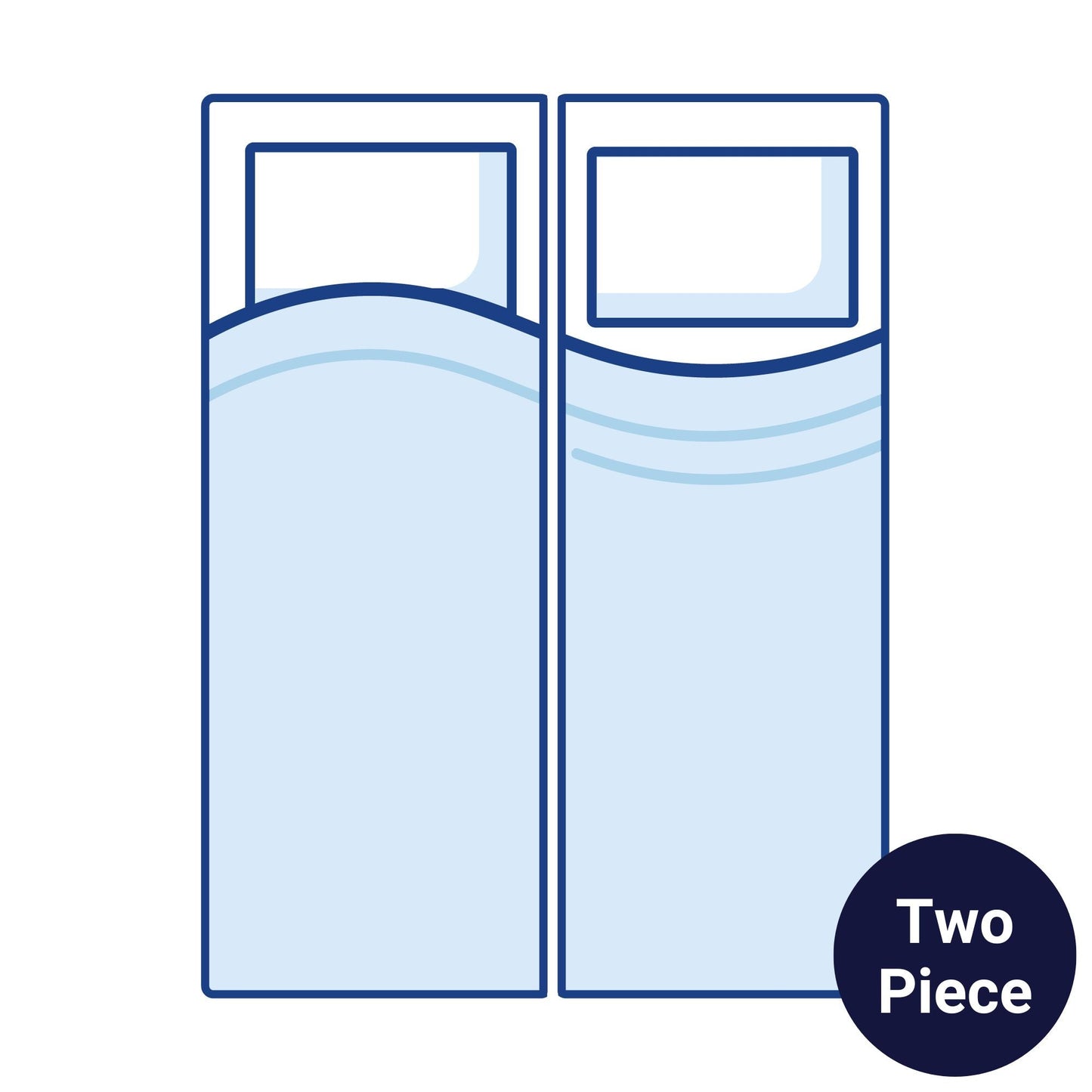 Essential Vertical Split Campervan Mattress - Double
