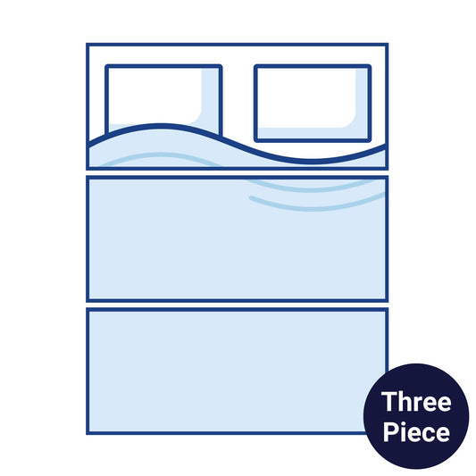 Novolatex Three Piece (Tri Fold) Campervan Mattress - Single