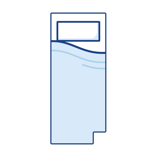 Comfisan Narrow Right Cut Out Campervan Mattress - King
