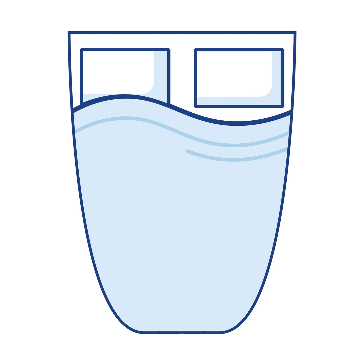 Coolplus V Berth Boat Mattress Topper - Super King