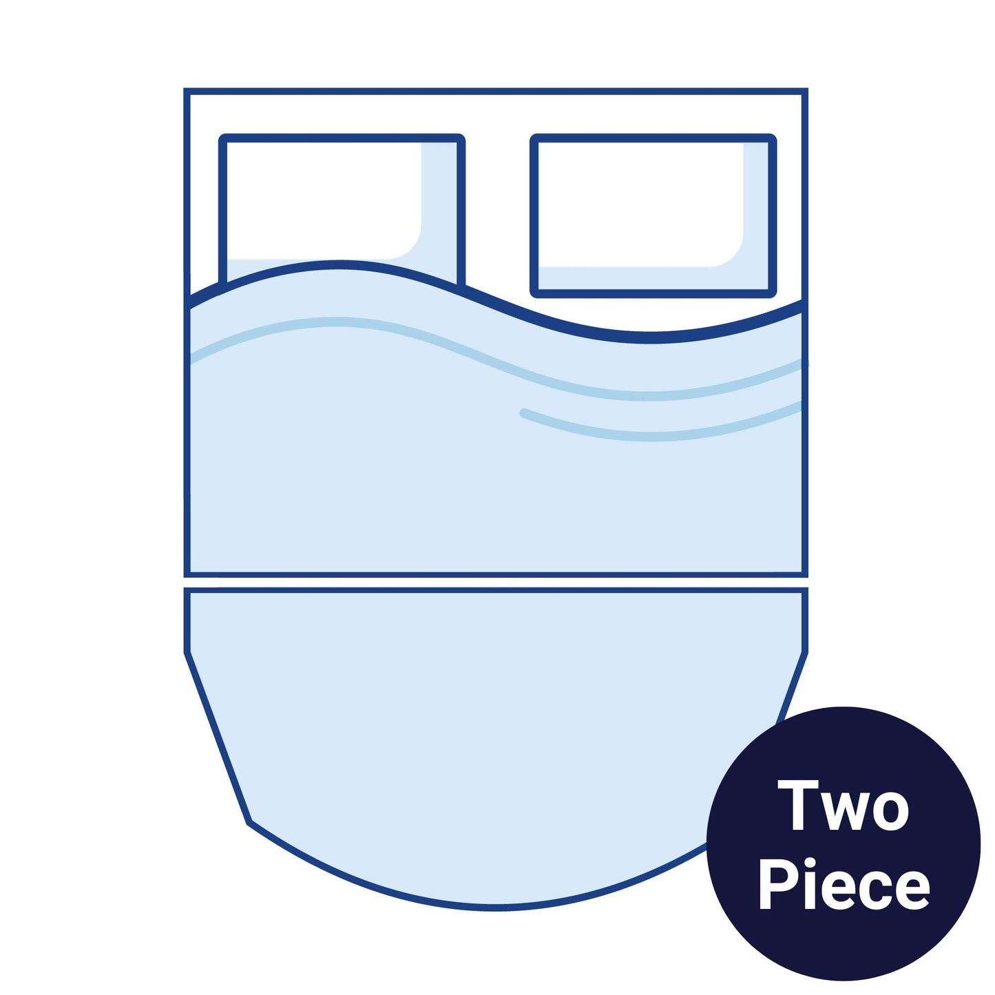 Coolplus Island Soft Curved Foot End Bolster Campervan Mattress - Double
